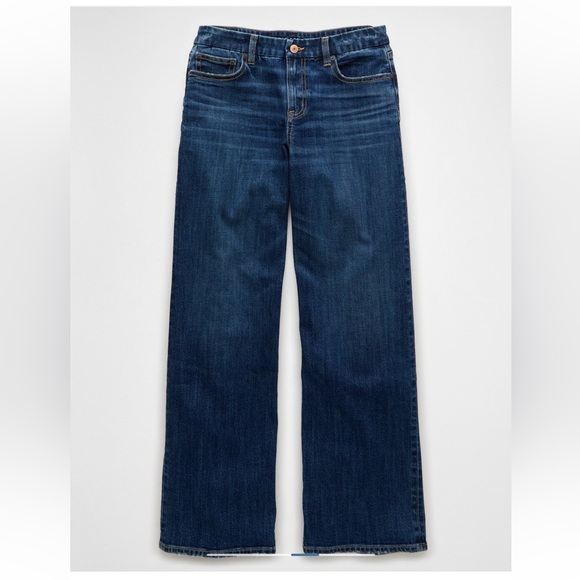 American Eagle Outfitters Dark Blue Flare Jeans - Picture 1 of 1